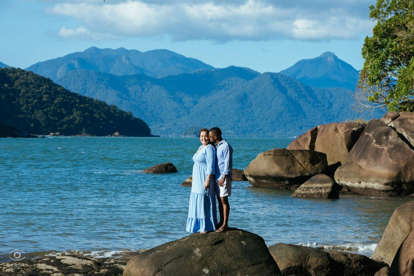 Andrea + Willian - Ensaio noivos Pré Wedding na praia de Ubatuba -SP